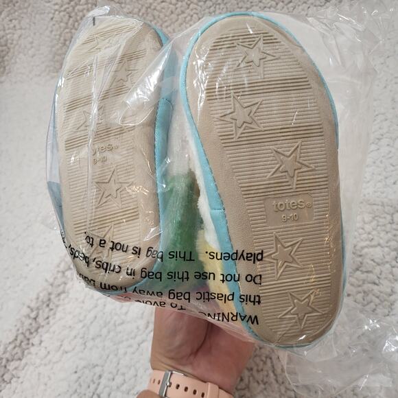 NEW Totes Bootie Slippers, Childrens Unicorn, US 9-10 Unisex Little Kid - Picture 8 of 8